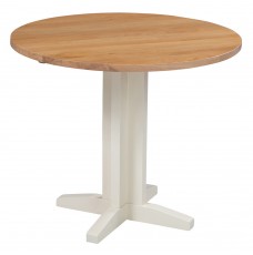 Dorset Painted Round Drop Leaf Table